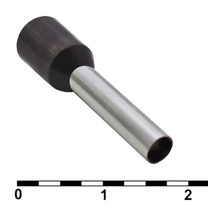 Кабельный наконечник DN04012 black (2.8x12mm)