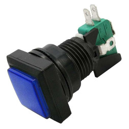 Кнопка GMSI-5B-S no(nc)+nc(no) blue