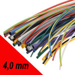 Термоусадка. 4.0 мм/красная/1 метр