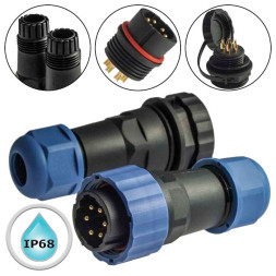 Разъем герметичный SZC21 6P-F-M