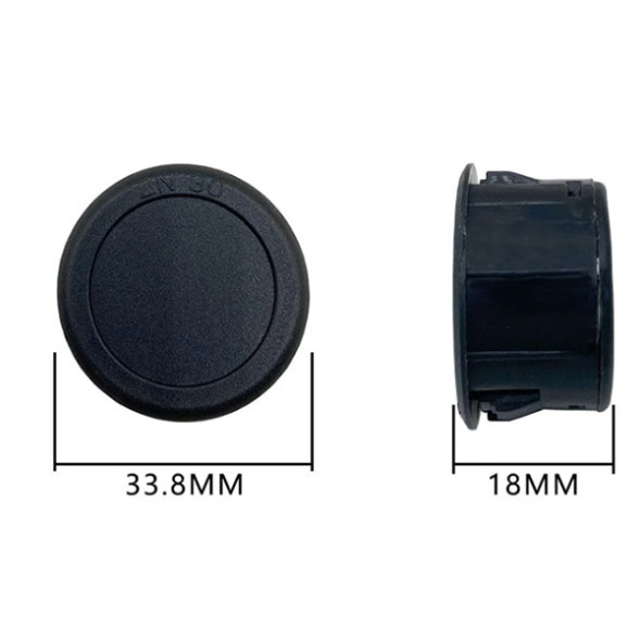 Цифровой вольтметр 4-100V DC 0.56 &quot; круглый красный