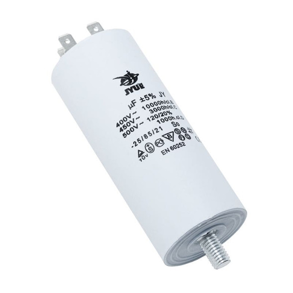 Конденсатор JYUL CBB60M 35 мкФ 450 В 45x95 БОЛТ + клеммы