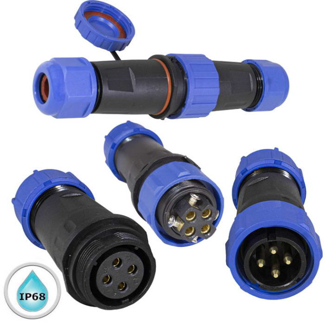 Разъем герметичный SP20B-4P