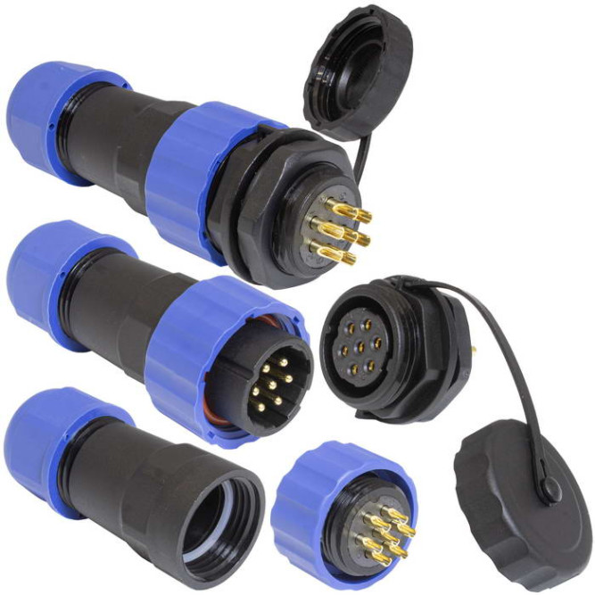 Разъем герметичный SZC21 7P-M-FB