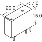 Реле ALD112 12VDC 3A