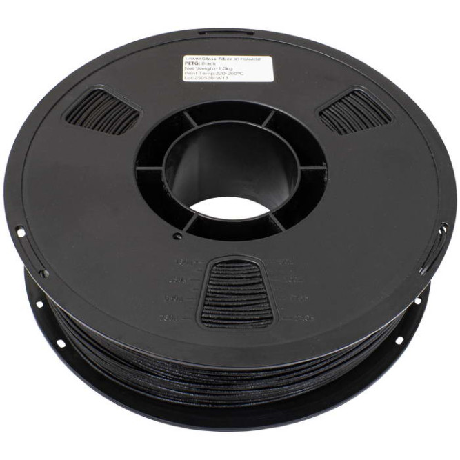 Филамент PETG- GF-1.75-BLK-1KG