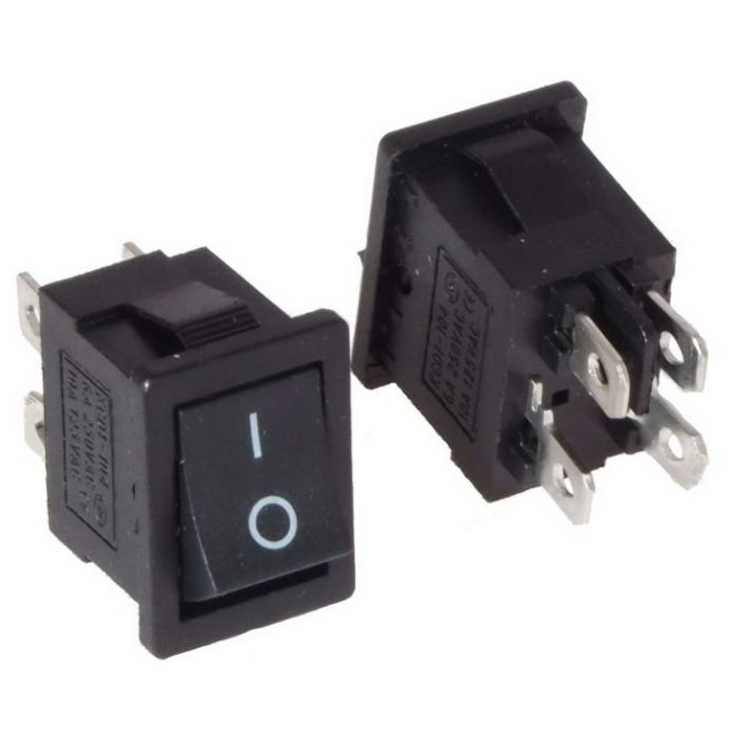 Переключатель MRS-201(A) on-off черный
