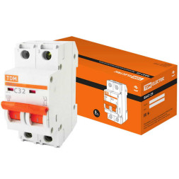 Автоматический выключатель ВА47-29 2Р 32А 4.5кА х-ка С