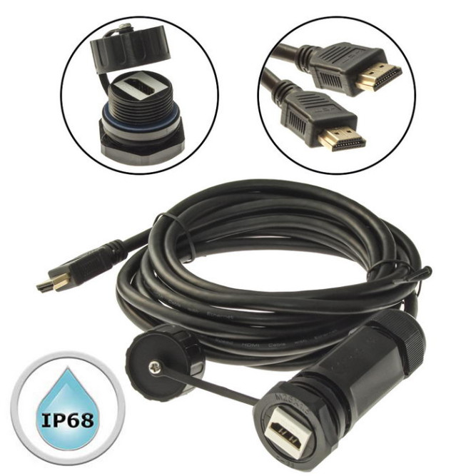 Разъем герметичный M25HDMIZ1 -2.0G-1.5M