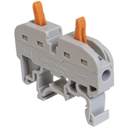 Клеммник СМК 222-2411 на DIN-рейку