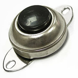 Кнопочный переключатель ASW-08 off-(on) черный