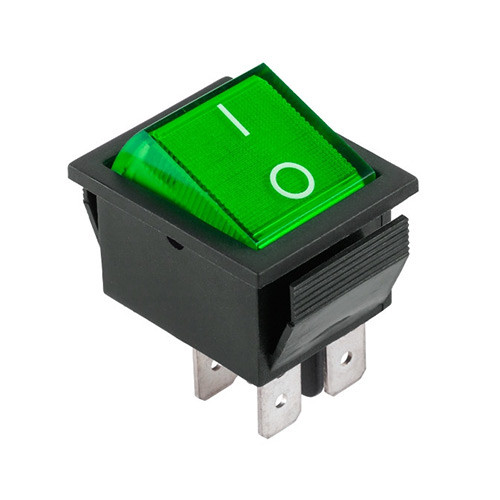 Выключатель IRS-201-2C ON-OFF зеленый