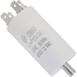 Конденсатор CBB60 2.5uF 450V SCREW (SAIFU)