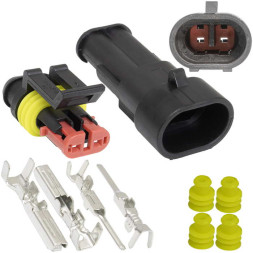 Разъем SuperSeal 1.5, 2PIN MF
