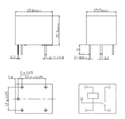 Реле HRS4H-S-DC5V (T73 5VDC)