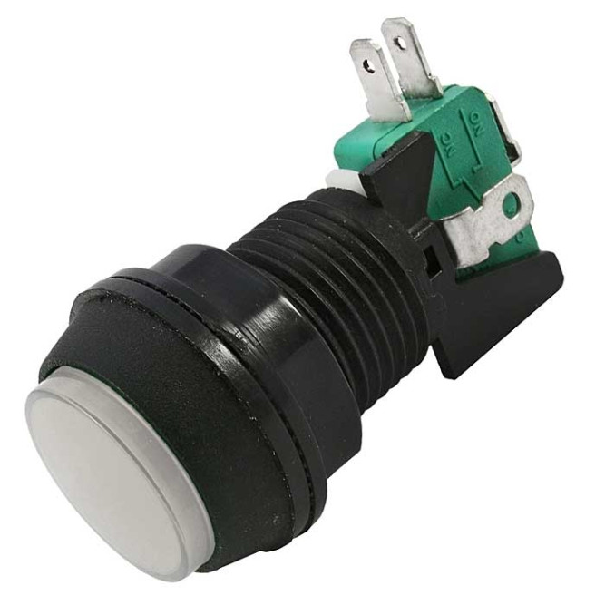 Кнопка GMSI-7B-C no(nc)+nc(no) white