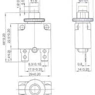 Термовыключатель Kuoyuh 88 Series 15A, BR-11 - Термовыключатель Kuoyuh 88 Series 15A, BR-11
