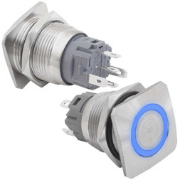 Кнопка антивандальная GQ19E-10E/B/N off-(on)