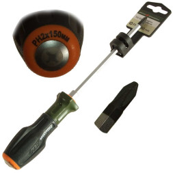 Отвертка 742026 Отвертка крестовая PH2х150мм