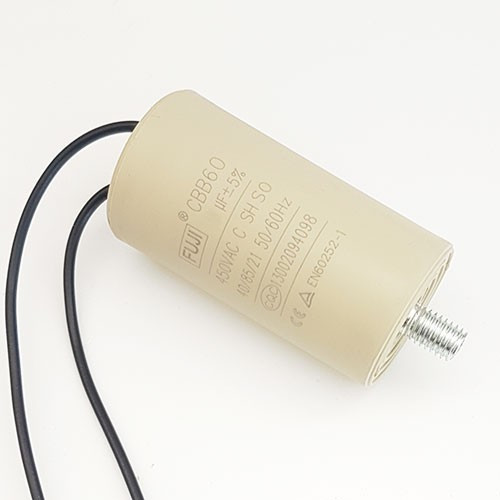 Конденсатор CBB60 +bottom bolt (1+1WIRES) 6 мкФ 450 В 30x57