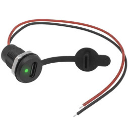 Разъем USB TYPE-C-2pin-LED