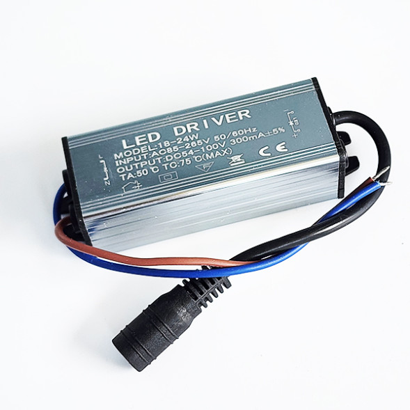 LED драйвер 18-24W 54-100VDC 300mA IP67