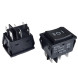 Выключатель KCD4 6PIN 30A 250VAC ON-OFF-ON черный