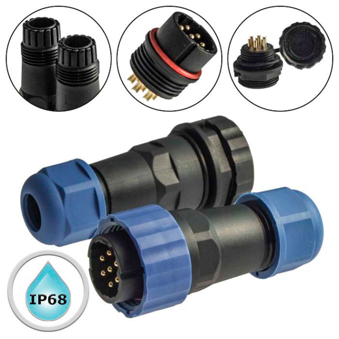 Разъем герметичный SZC21 7P-F-M