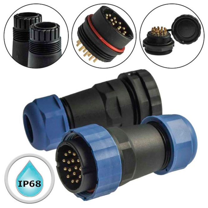 Разъем герметичный SZC28 16P-F-M