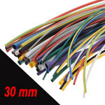 Термоусадка. 30.0 мм/черная/1 метр