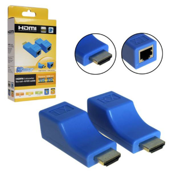 Удлинитель H201 HDMI (Extender) по витой паре (RJ45) 30м