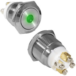 Кнопка антивандальная GQ19F-10D/G/N off-(on)