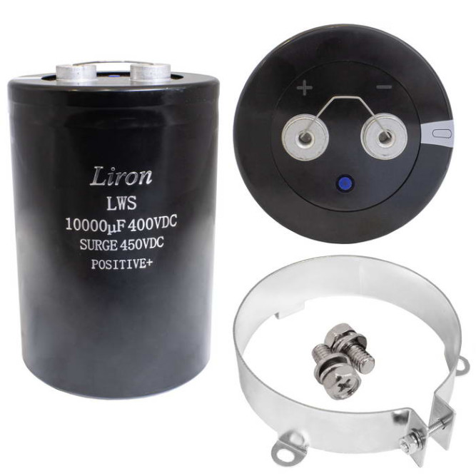 Конденсатор 10000 UF 400V 85*C 90*130 LWS Liron