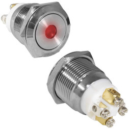 Кнопка антивандальная GQ19F-10D/R/N off-(on)