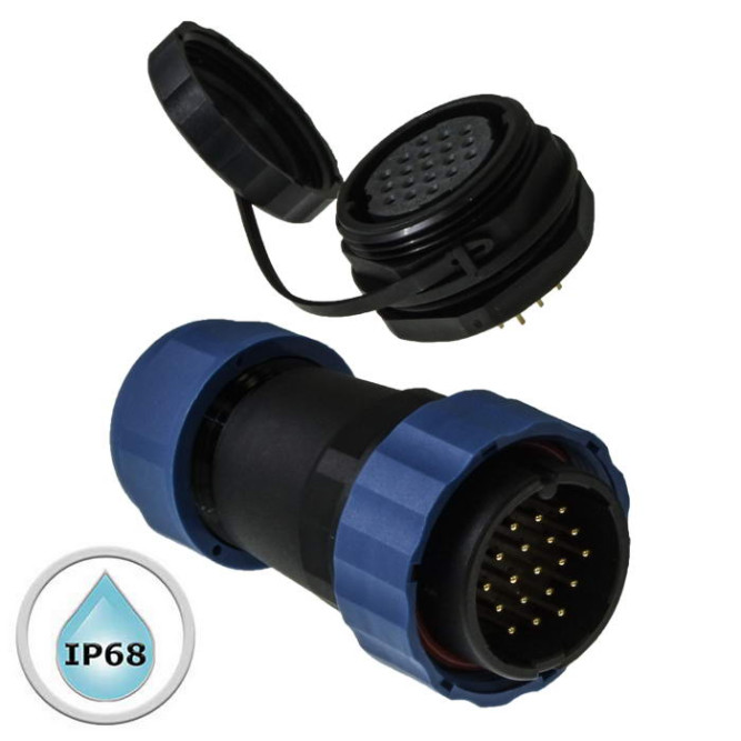 Разъем герметичный SZC28 19P-M-FB