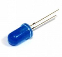 Светодиод 5 mm blue 3V, 20mA, R16-34
