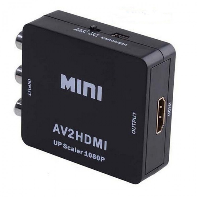 Конвертер AV to HDMI + кабель miniUSB, PS-6