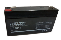 Аккумулятор Delta DT6012 6V, 1.2Ah