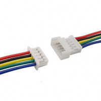 Межплатный кабель JST 1.25MM F+M 2x200мм, 5pin, E38-17