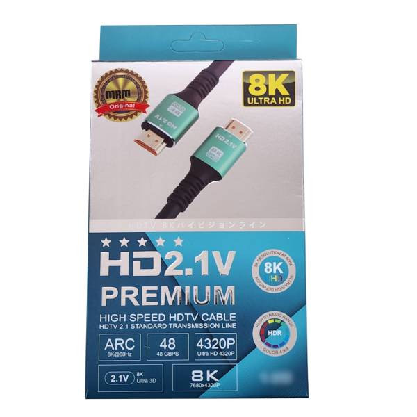 Кабель HDTV 8K 2.1 high speed 1,5м силиконовый, E11-10