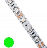 LED лента открытая, 10мм, IP23, SMD 5050, 60 LED/m, 12V, зеленая, 1 метр, LED-4
