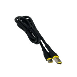 Кабель USB UG20 Type-C резиновый 1000mm (Black) NO LOGO