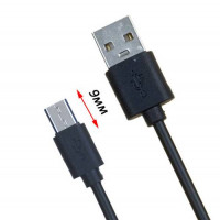 Кабель USB MR04m Micro 1000mm Длинный штекер, черный, E23-32