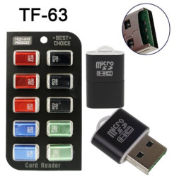 Картридер micro SD TF63