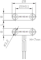 Датчик магнитоуправляемый ИО102-16/1
