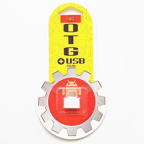 Адаптер OTG T04 V8 Micro на USB (в блистере), E20-11