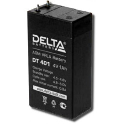 Аккумулятор Delta DT401 4V, 1Ah