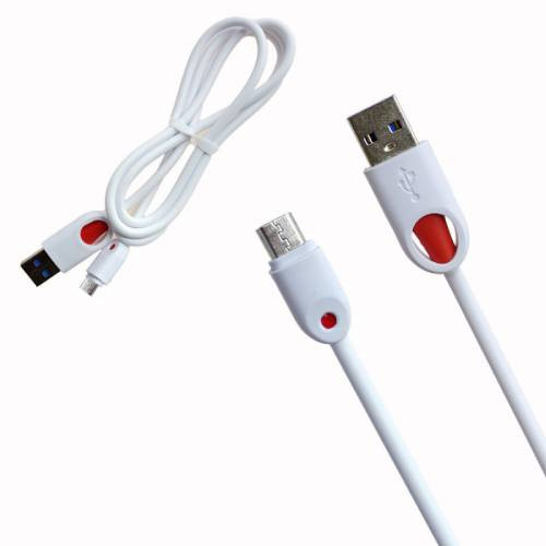 Кабель USB R15 Резиновый Type-C 1000mm (White), E24-2