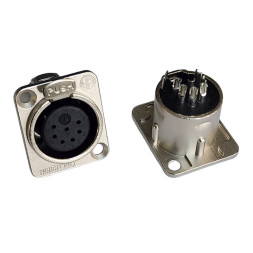 Гнездо XLR 7 pin JR5836-7 на корпус