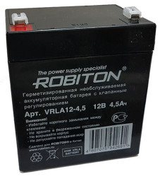 Аккумулятор Robiton VRLA12-4,5 12V, 4.5Ah